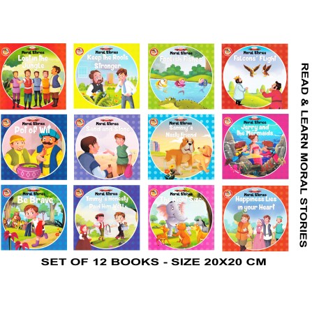 Read And Learn Moral Stories - Set Of 12 Books